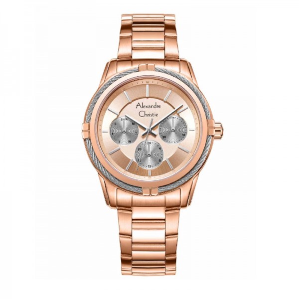 Alexandre Christie AC 2843 Rosegold Full BFBRGLN